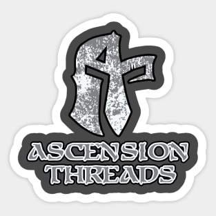 Ascension Threads Grey Wolf Sticker